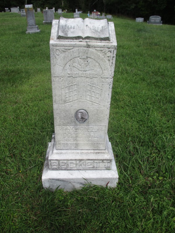 Headstone at Enon Cemetery