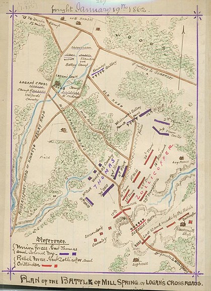 Mill Springs Map