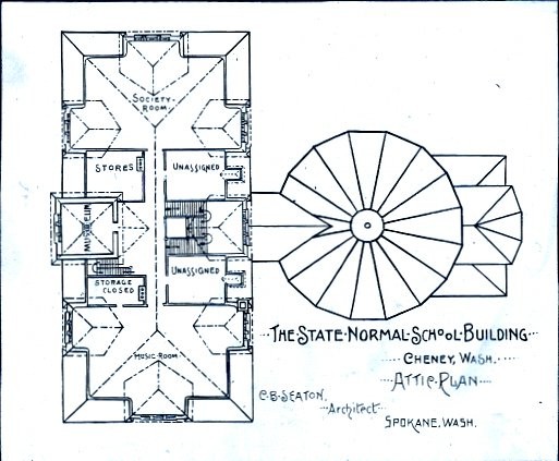 Attic floor plan