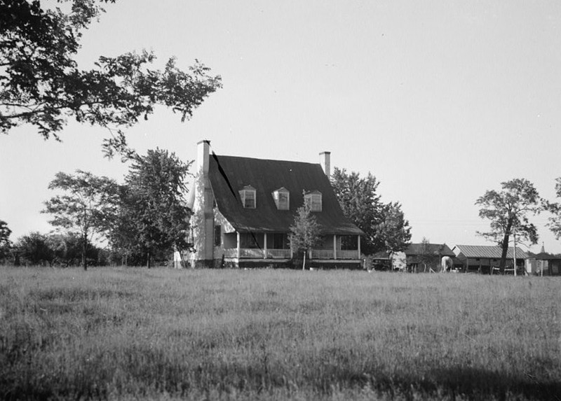 A photograph of the home. Date unknown.