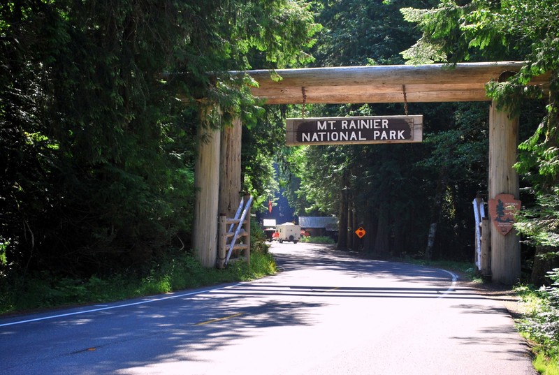 Entrance of Washington Mount Rainier National Park