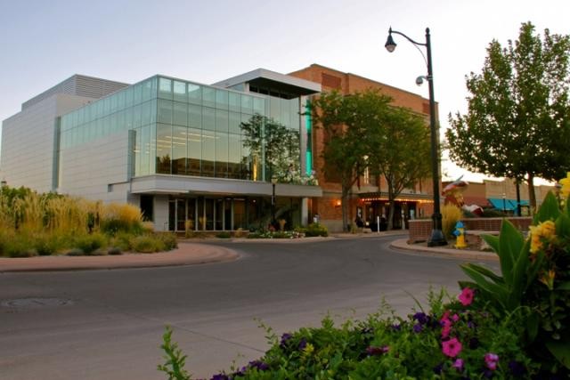 Thanks to grants, donations, and the support of government agencies, this modern addition is now part of the theater complex.  