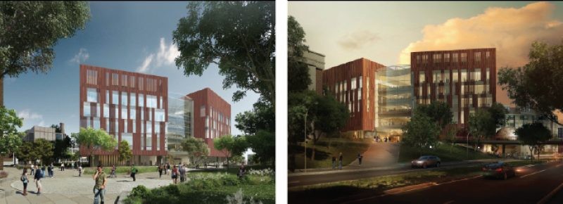 The new facility that will house the UMMNH will be seven floors tall and 300,000 square feet