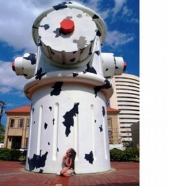 The world's largest fire hydrant is on permanent display at the Fire Museum of Texas in Beaumont.