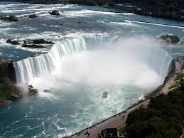 The falls as seen from above.