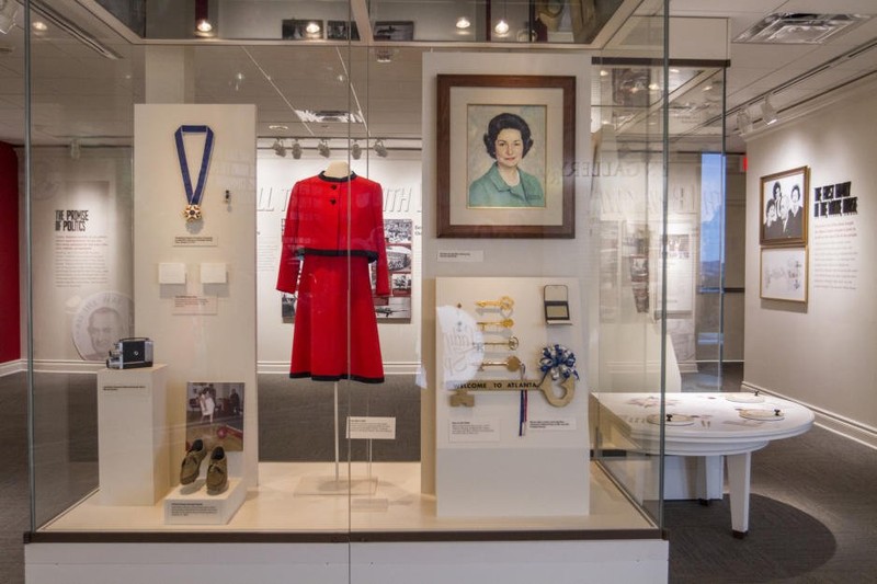 Clothes Lady Bird Johnson wore as first lady, as well as other artifacts from her life