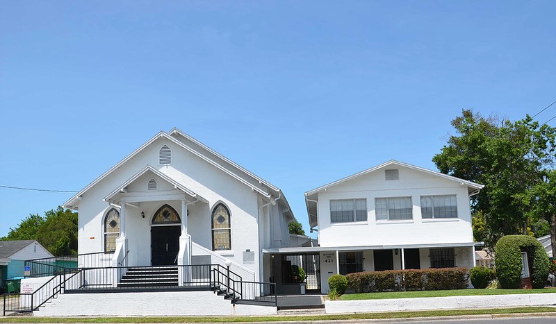 Exterior view of the Mount Moriah Missionary Baptist Church, photo from the official website.