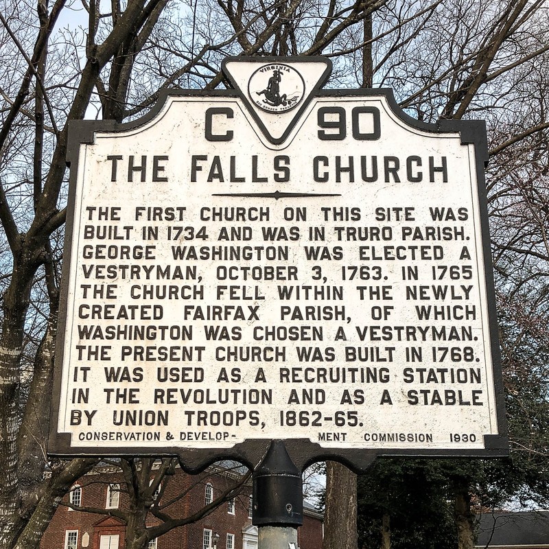 The Falls Church historical marker