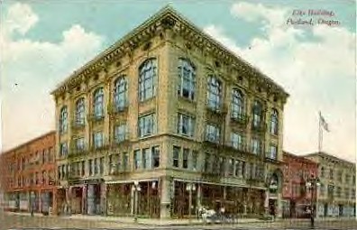 Elks Temple, postcard date unknown (rootsweb.ancestry.com)