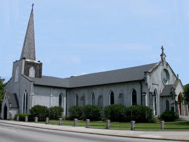 Trinity Episcopal Church was founded in 1821, which coincided with the city's establishment.