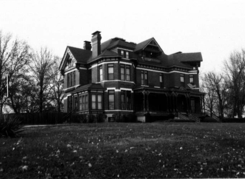 Undated historic photograph of the A.J. Angell House (KSHS)