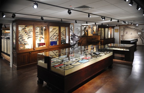 The exhibit area of the visitor's center at Fort Chadbourne.