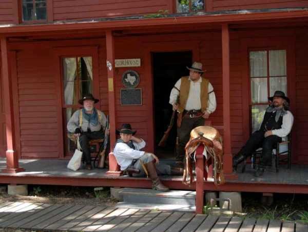 From time to time the Chestnut Square Historic Village hosts historical reenactments. One of those, shown in this photo, was the Spirit of the Cowboy Festival, held in 2012.