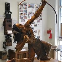 The Wind Spirit sculpture is the centerpiece of the Gaines County Museum in Seminole, Texas.