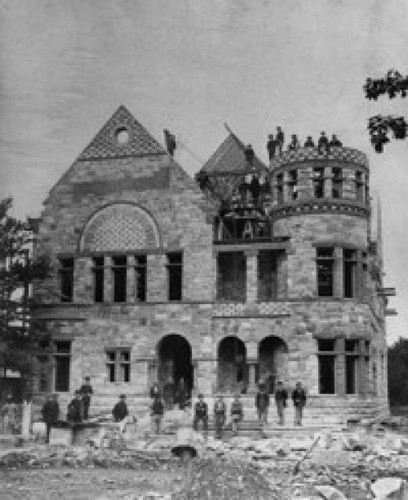Newberry Hall was constructed between 1888 - 1891 for the Student Christian Association. It held meetings and other activities.