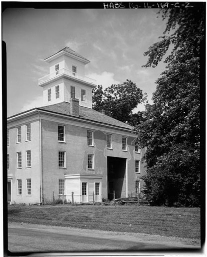 The Colony Hotel - Rear view from the Library of Congress 1933