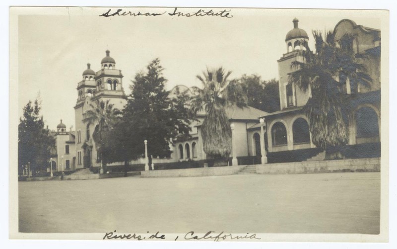Sherman Institute, Riverside, CA. Undated photo, between 1912-1953.