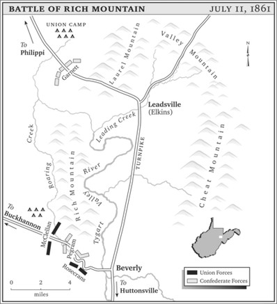 Map courtesy of WV Humanities Council