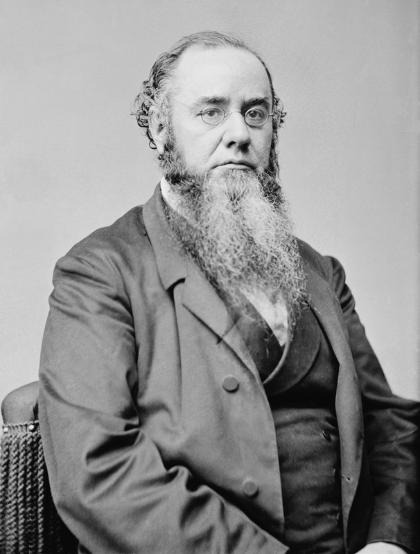 Picture of Edwin Stanton; the man for whom the school is named. 