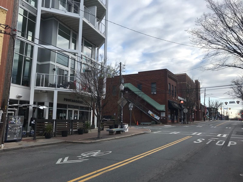 North Davidson & 35th, looking at Protagonist and Cabo Fish Taco