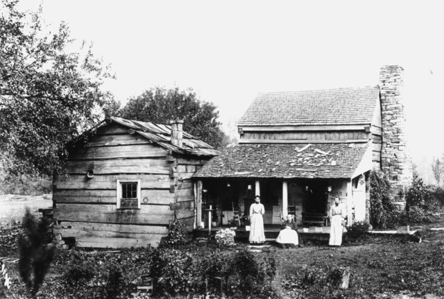 An Helvetia homestead, about 1900.