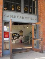 San Francisco's Cable Car Museum entrance.