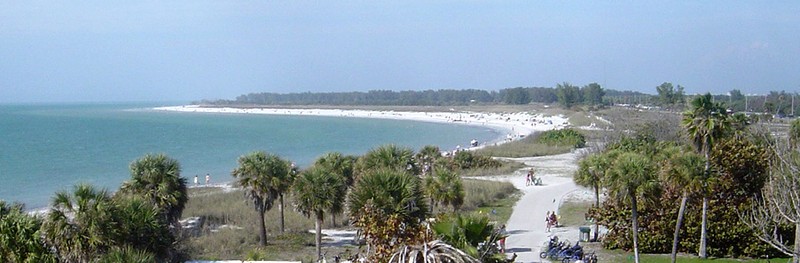 One of the beaches within the park