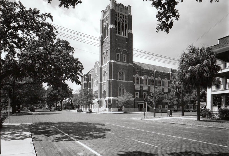 The church as it appeared in 1950