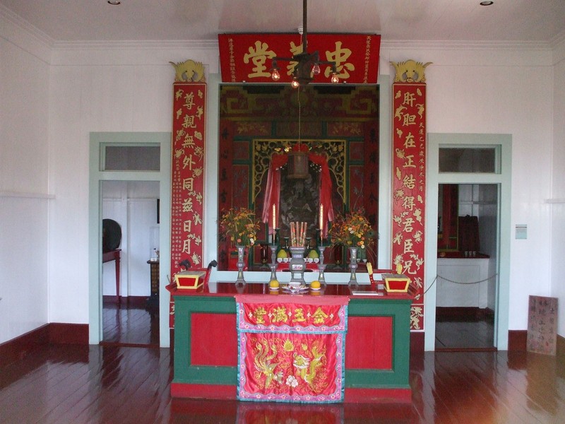 The temple on the second floor.