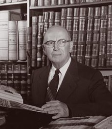 Lewis Vander Velde, UM professor and the first collector of the archives that would become the Bentley Historical Library