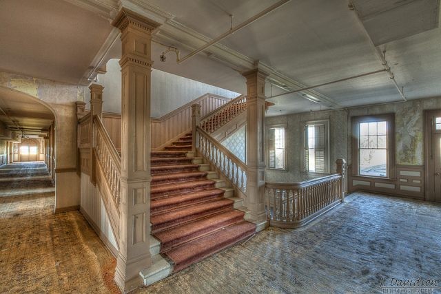 One of the large staircases, 2012