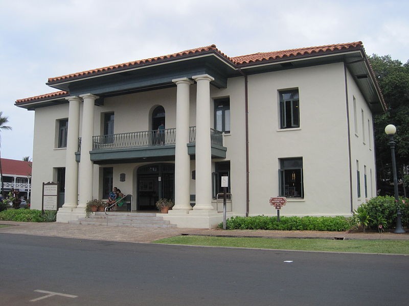 The former courthouse building, now the Lahaina Heritage Museum.