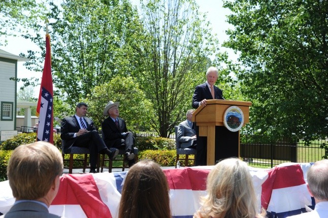 President Bill Clinton Dedicating the Birthplace Home as a National Historic Site in 2011 