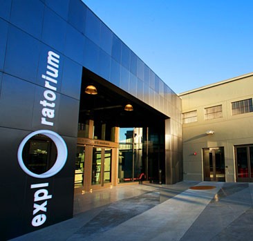 The Entrance to the Exploratorium at Pier 15.