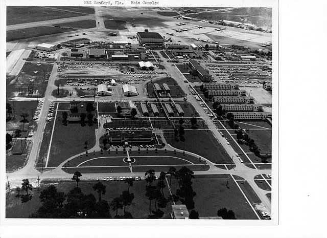 An aerial view of the base taken in 1958. 