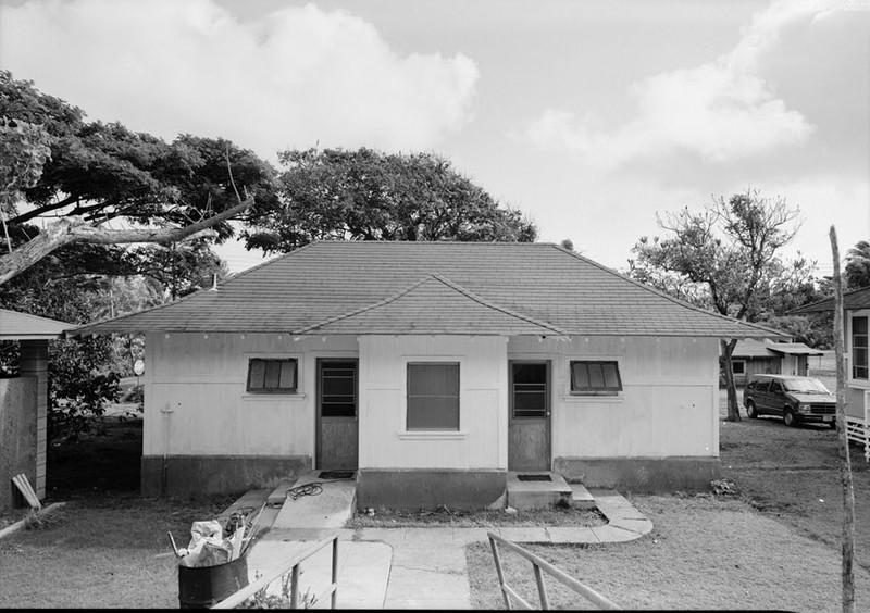 The fumigation hall, one of many structures at the site.