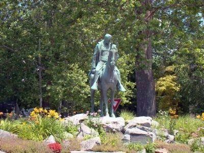 This statue of Henry Gassaway Davis was dedicated in 1927.