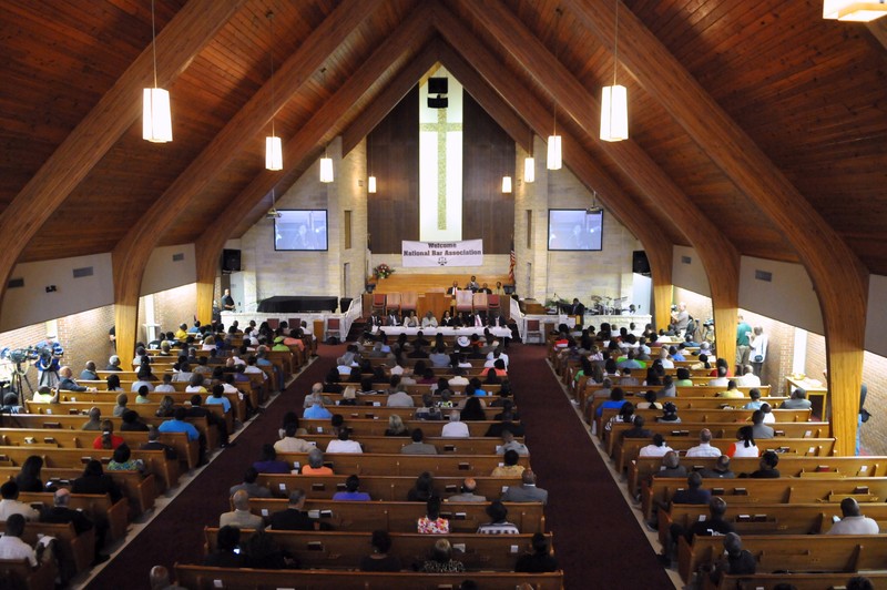 Interior of the church