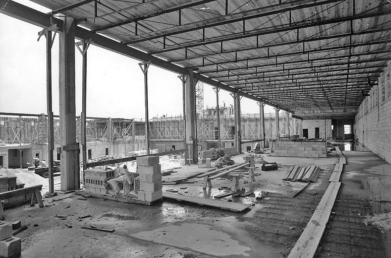 Construction work in 1940
