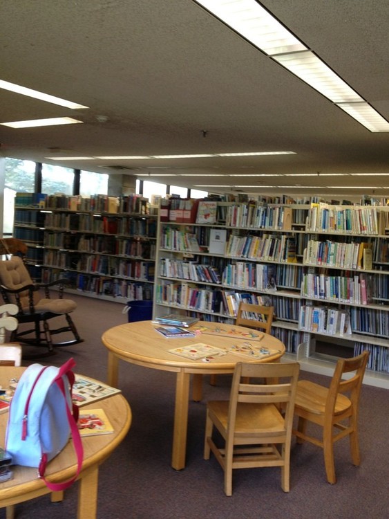 View inside the library