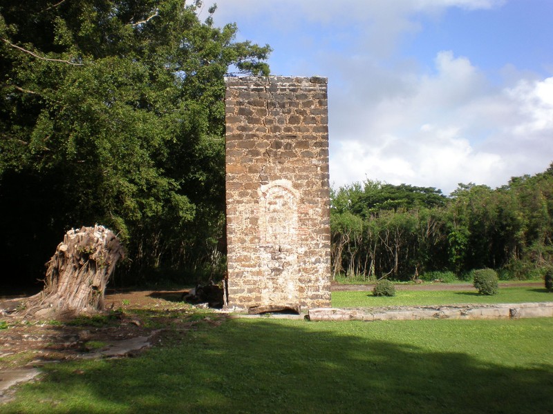 The plantation ruins