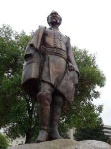 The statue of Major General Jesse Lee Reno (1823-1862)