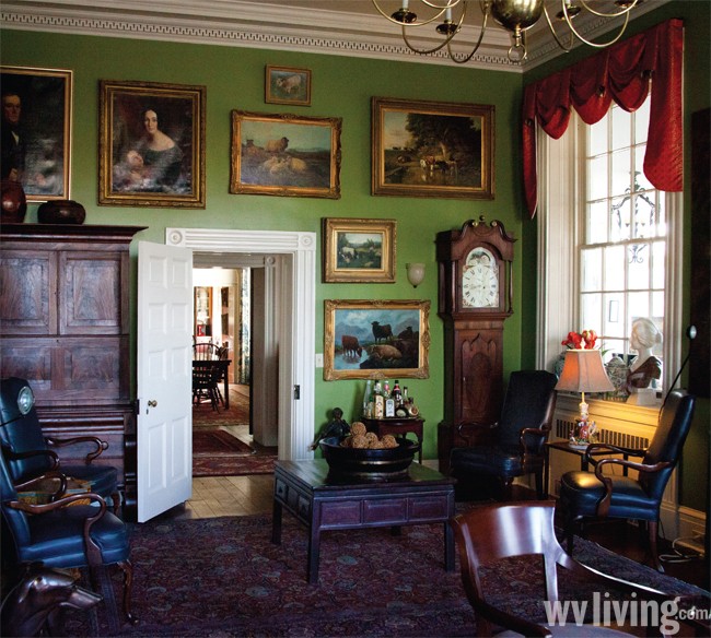 Inside the Willey house