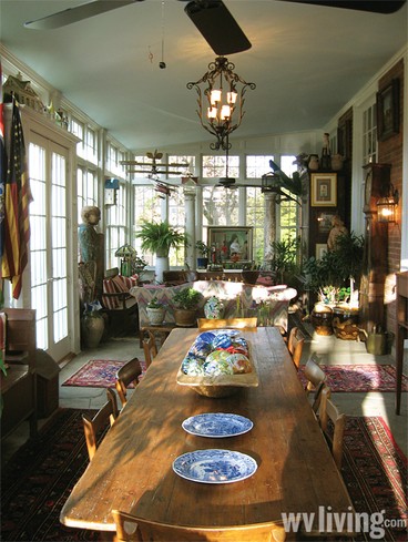 Inside the Waitman T. Willey house