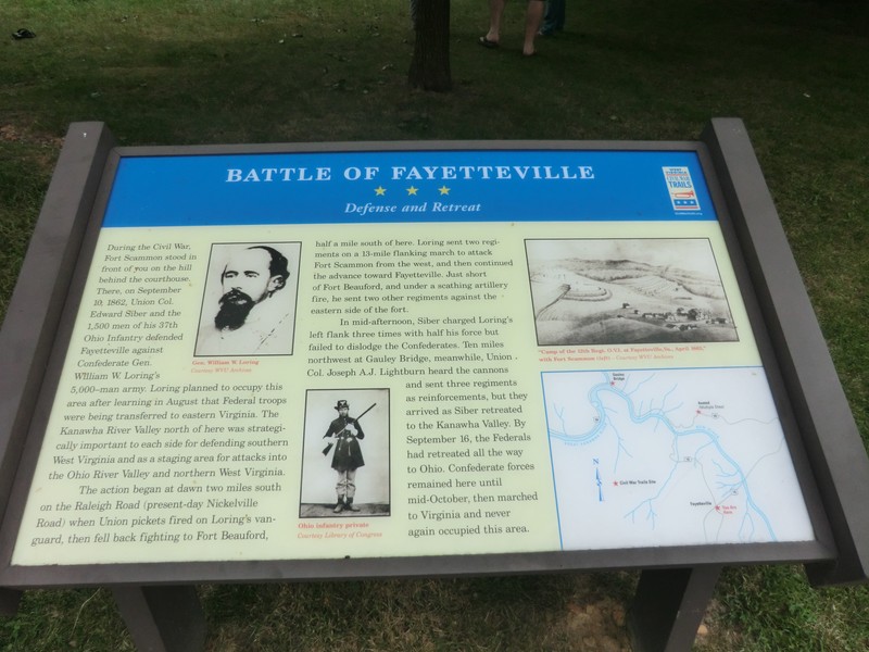 Battle of Fayetteville Marker