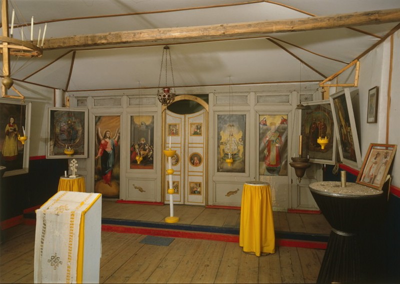 View inside the church