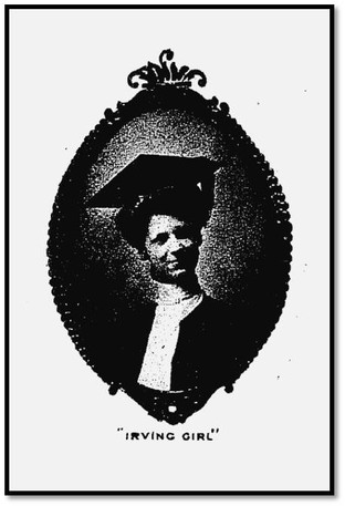 Lenore Embick Flower, "Irving Girl", a student of Irving Female College in 1905.