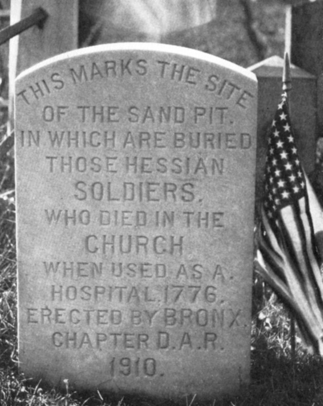 Hessian Soldiers Grave Marker