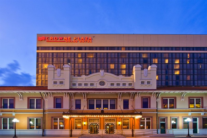 The Passenger Station and Express Building as seen today with Crowne Plaza behind it