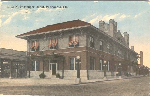 early 20th century postcard of the building